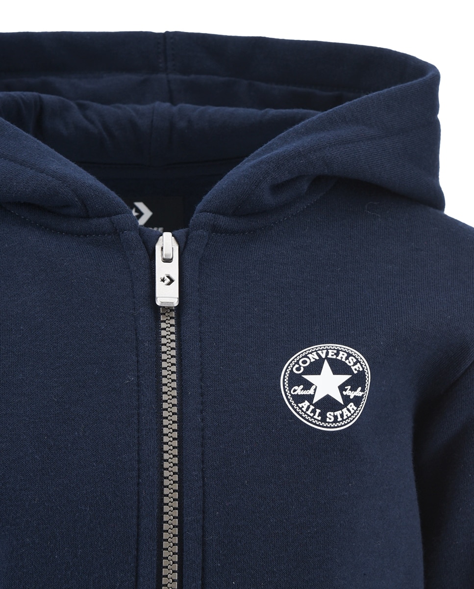 Sweatshirt com Capuz - Azul Converse Azul-3