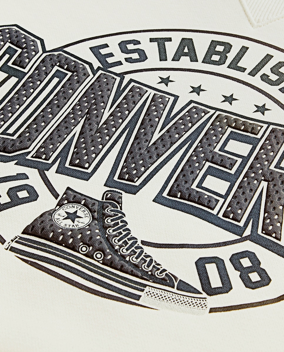 Sweatshirt de Criança Branco-3