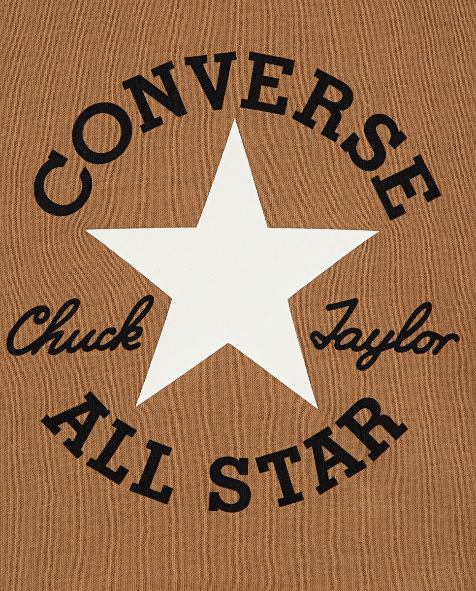 Sweatshirt com Capuz Chuck Taylor Dissected Castanho-3