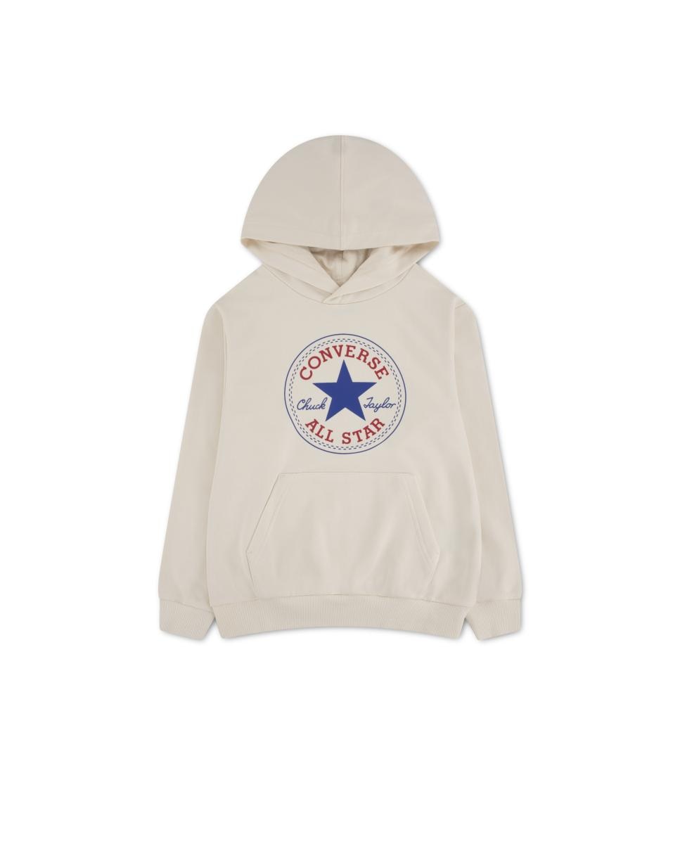 Imagen 0 de Sudadera con capucha Converse Core Blanco