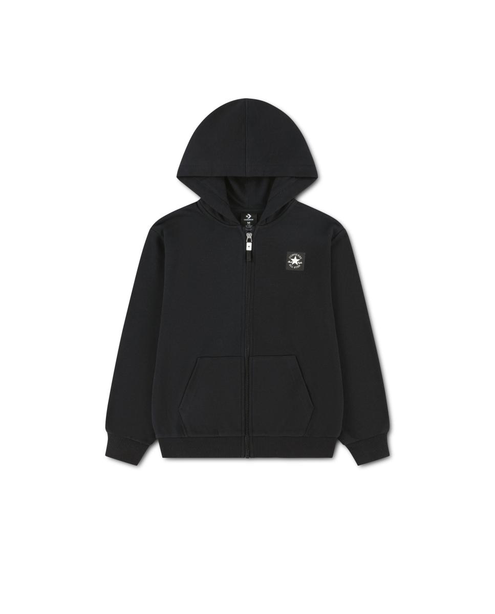Imagen 1 de Sudadera con capucha y cremallera completa Converse Varsity Negro