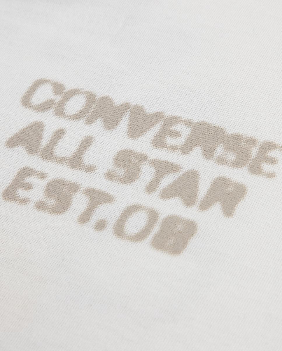 Camiseta Converse Faded Hit - Blanco Blanco-3