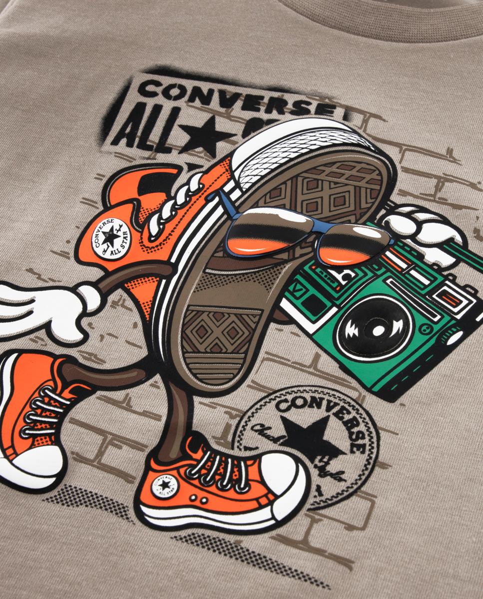 Camiseta con el personaje Chuck de Converse - Blanco Blanco-3