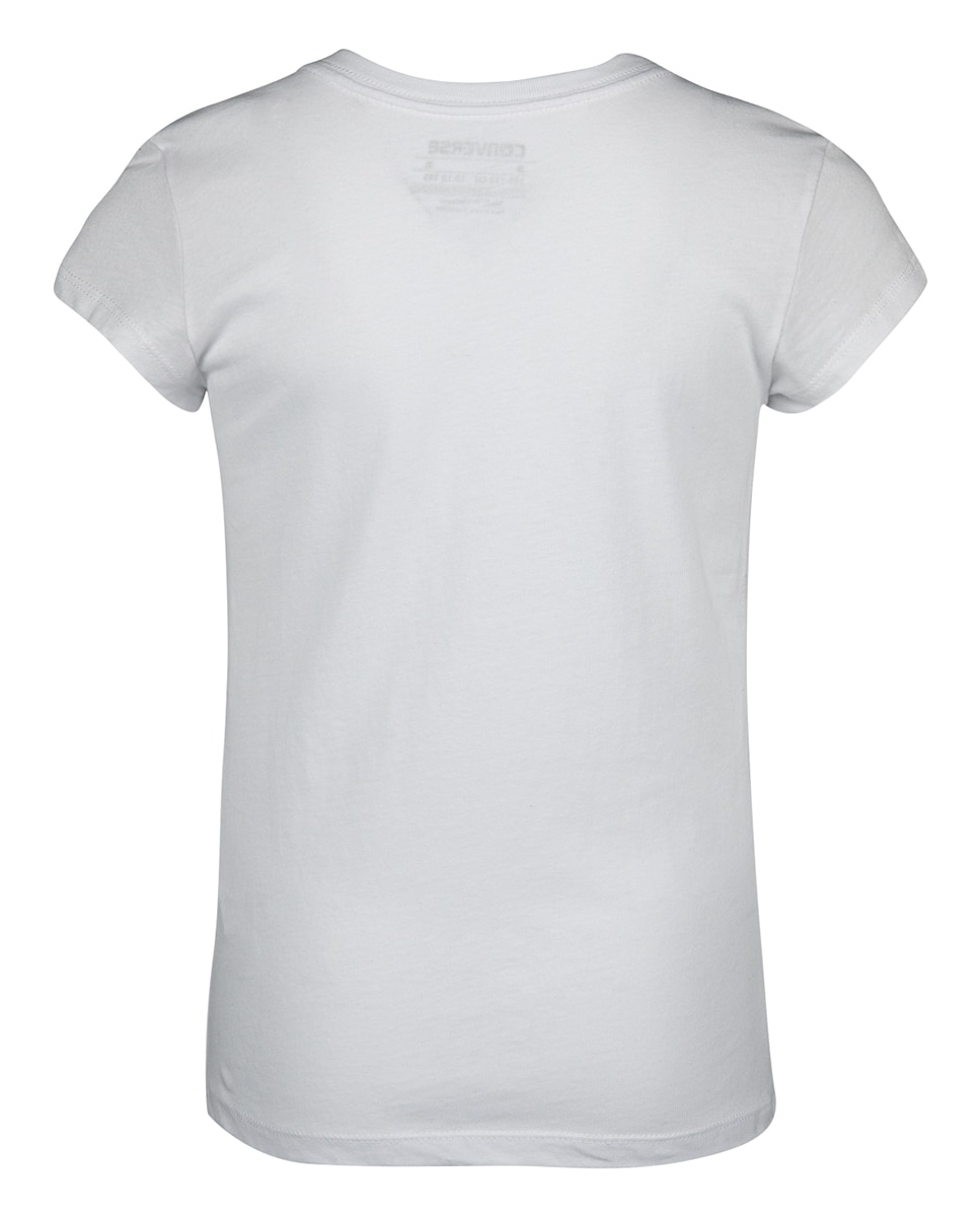 T-shirt de manga curta Converse Branco-2