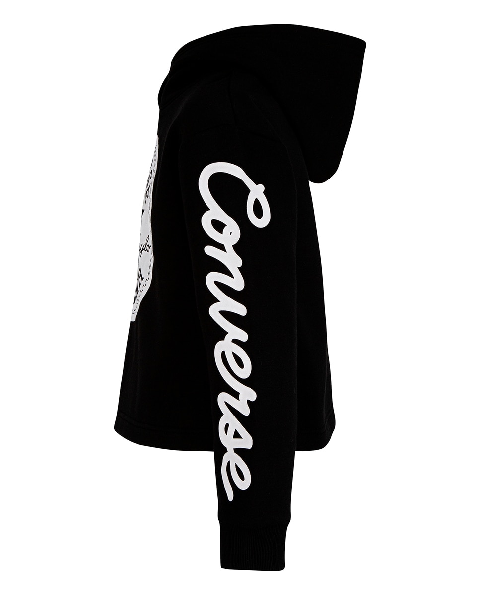 Sweatshirt com capuz Converse Preto-3
