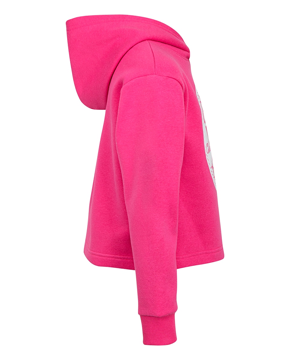 Sweatshirt com capuz Converse Rosa-5