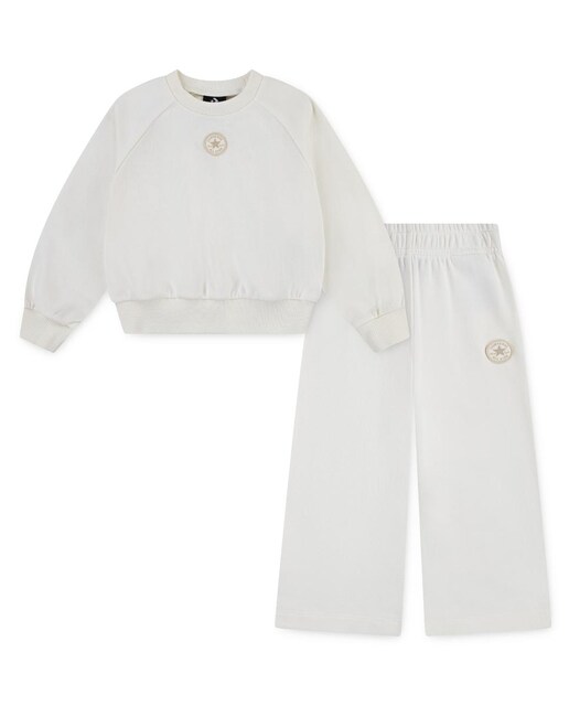 Imagem 0 de Conjunto de T-shirt de Decote Redondo com Mangas Raglã e Calças