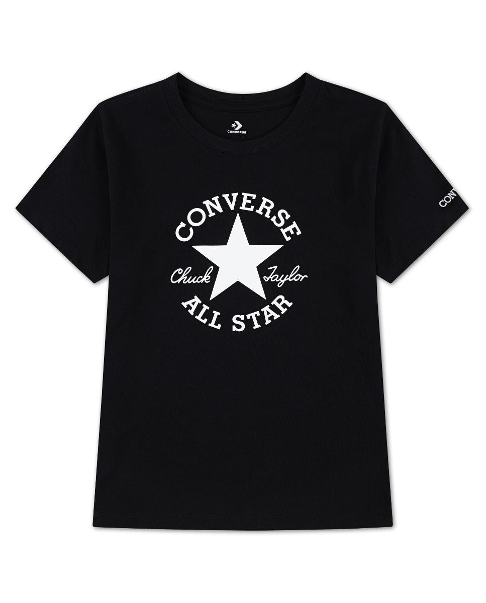 T-shirt Dissected Chuck Patch Classic Converse Preto-1