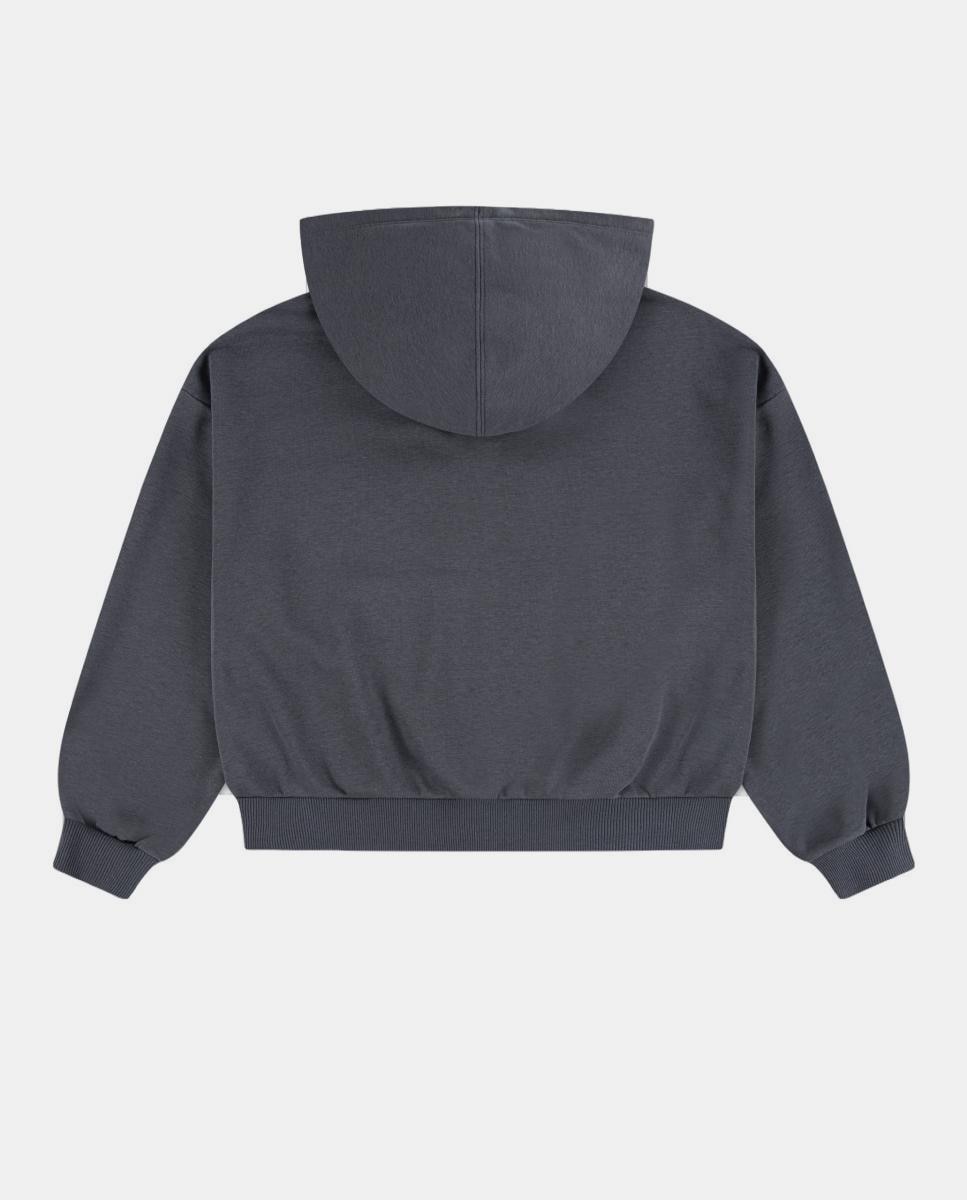 Sweatshirt com Capuz e Estampado Gráfico Relaxed Preto-2