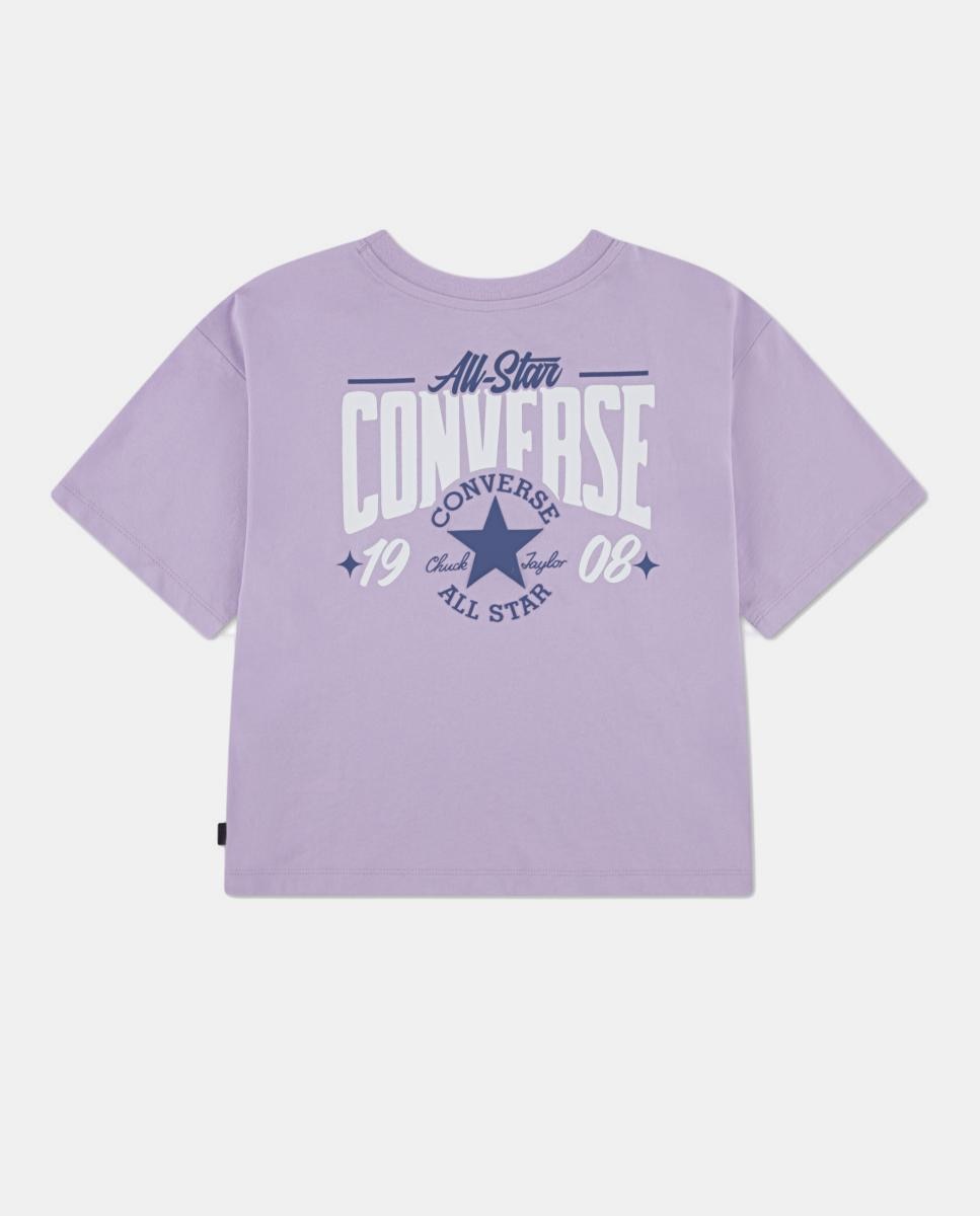 T-shirt Quadrada Multi-Golpe Roxo-2