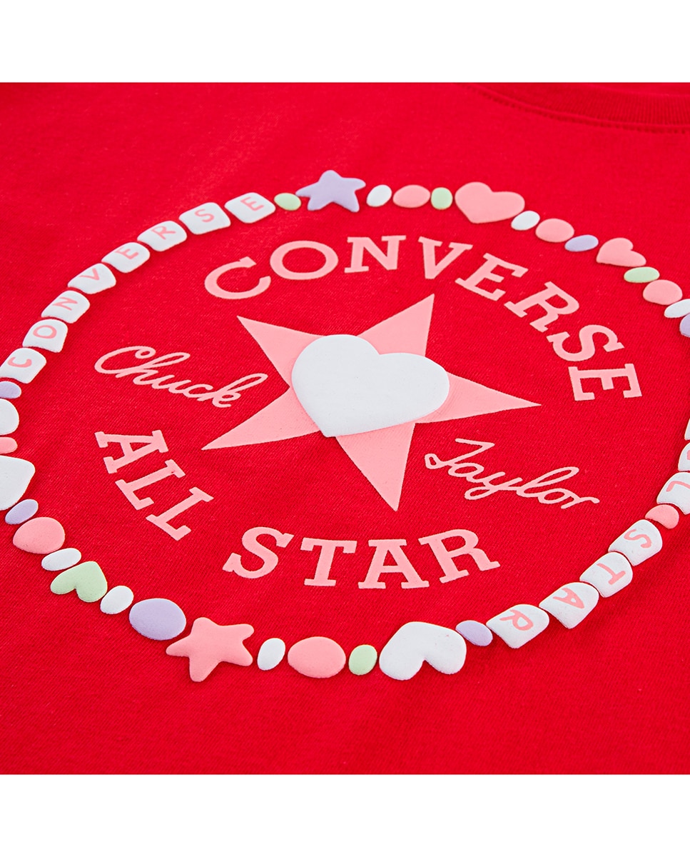 T-shirt de Coração de São Valentim Vermelho-3