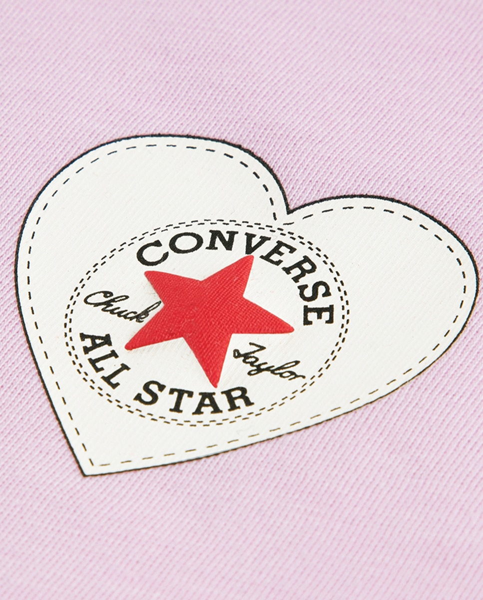 T-shirt de Namorado de São Valentim Converse Rosa-3