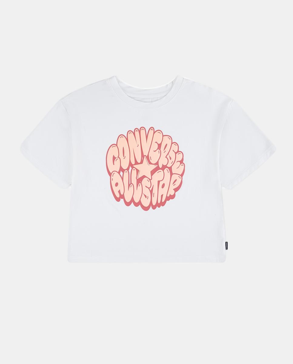 Imagem 0 de T-shirt Quadrada com Estampado Gráfico de Bolhas