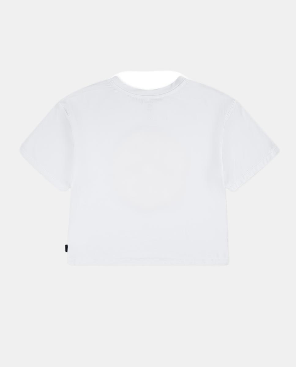 T-shirt Quadrada com Estampado Gráfico de Bolhas Converse Branco-2