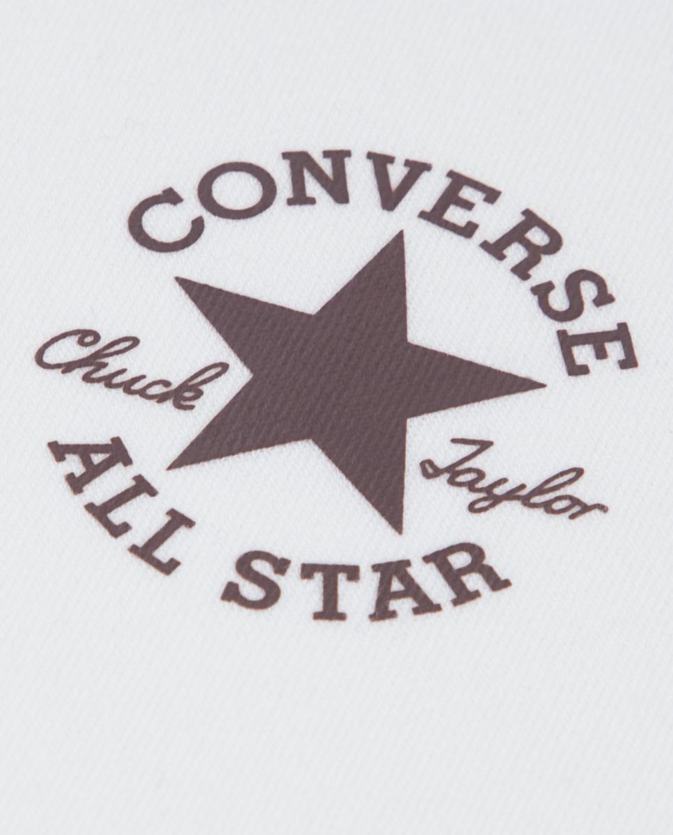 Sudadera con capucha Converse Pintuck - Blanco Blanco-3