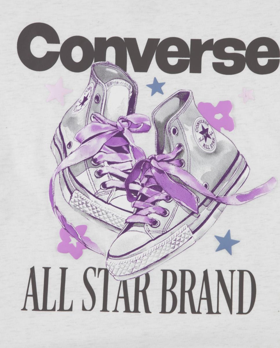 Camiseta gráfica Converse Ribbon Chuck - Blanco Blanco-3
