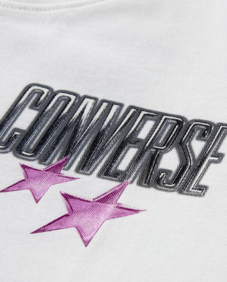Camiseta gráfica Converse Disco Chuck - Blanco Blanco-3