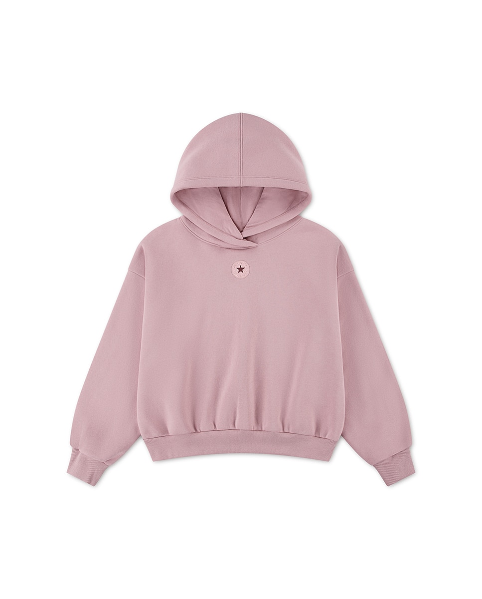 Imagen 1 de Sudadera con capucha Converse Fleece Bubble Rosa