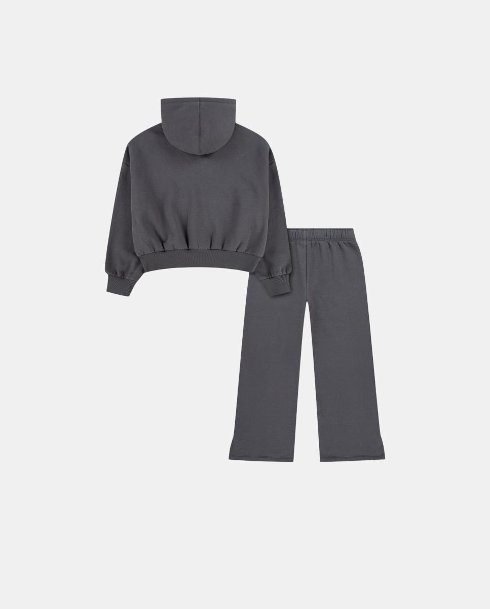 Imagen 2 de Conjunto de 2 piezas de sudadera y pantalón holgados de Converse - Gris Gris