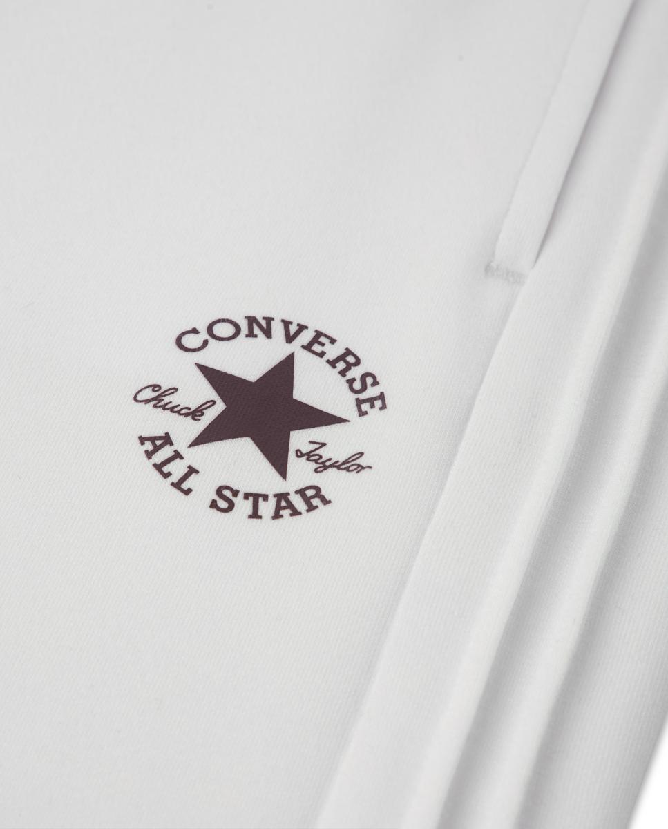 Pantalones Converse de pierna ancha con pinzas - Blanco Blanco-3