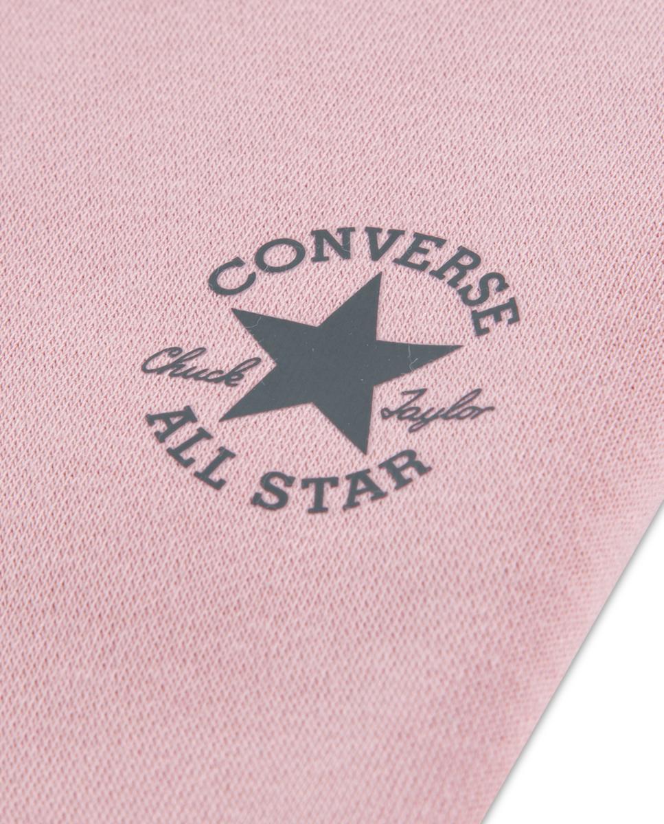 Imagen 3 de Pantalones de punto de pierna ancha Converse - Rosa Rosa