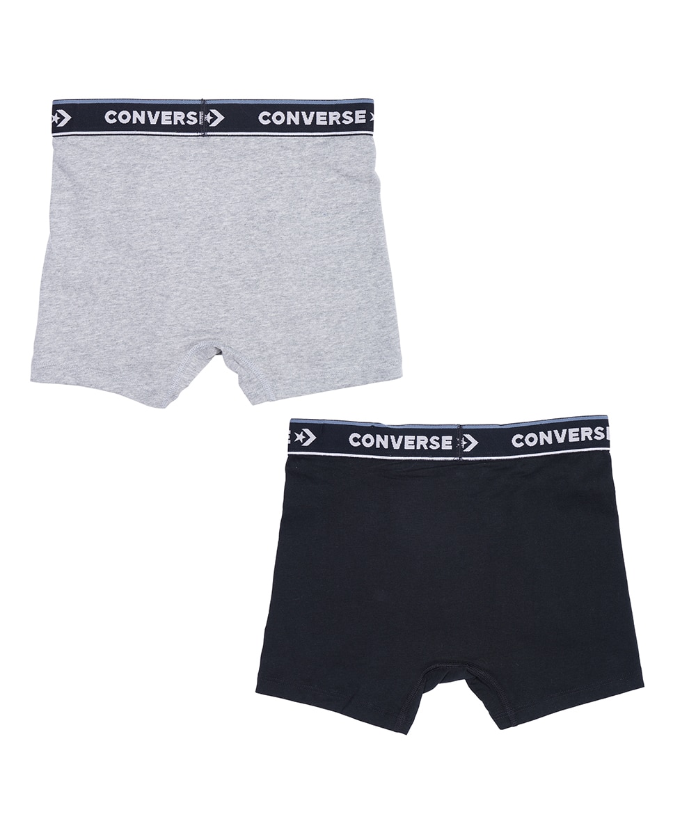 Bóxer de niño Converse Preto-2