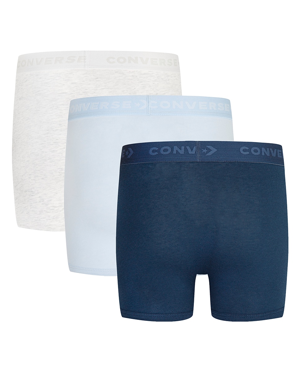 Pack de 3 Boxers Clássicos Cinzento-2