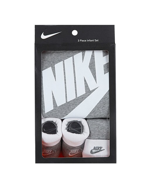 Conjunto de 3 Peças de Bebé - Cinzento Nike Cinzento-7