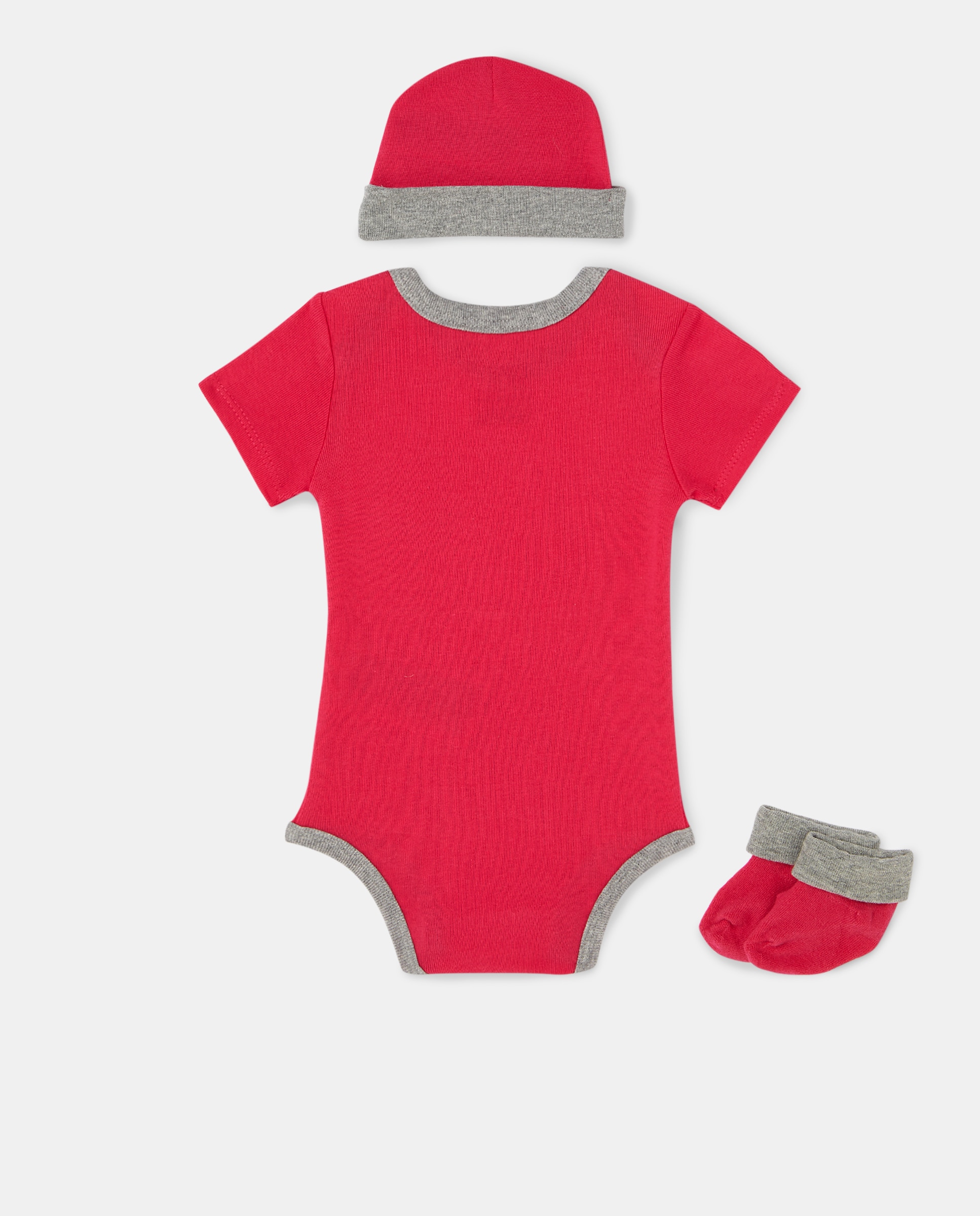 Conjunto de 3 Peças de Bebé - Rosado Nike Rosa-2