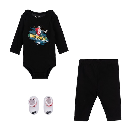 Imagem 0 de Conjunto Unissexo com Body de Manga Comprida, Calças e Meias