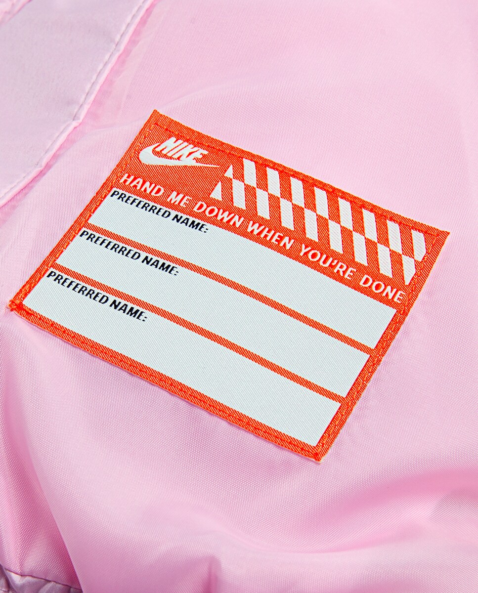 Casaco Acolchoado Sportswear Unissexo Rosa-3