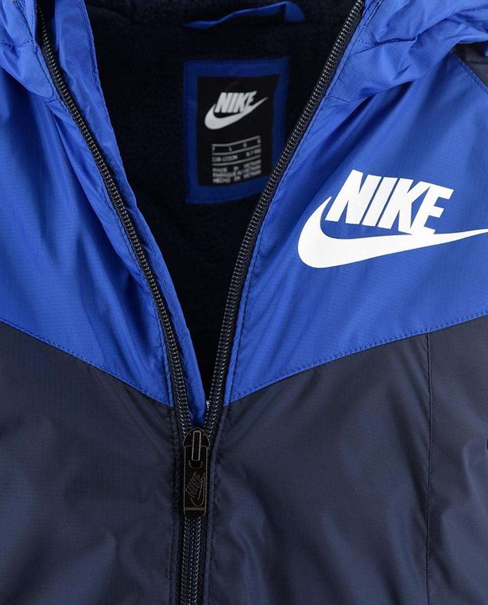 Corta-Vento com Forro Polar Sportswear Nike Azul-3