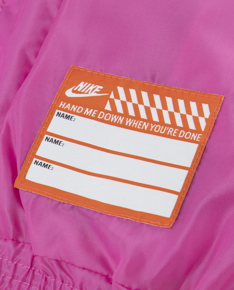 Casaco Acolchoado em Polipele Nike Rosa-3