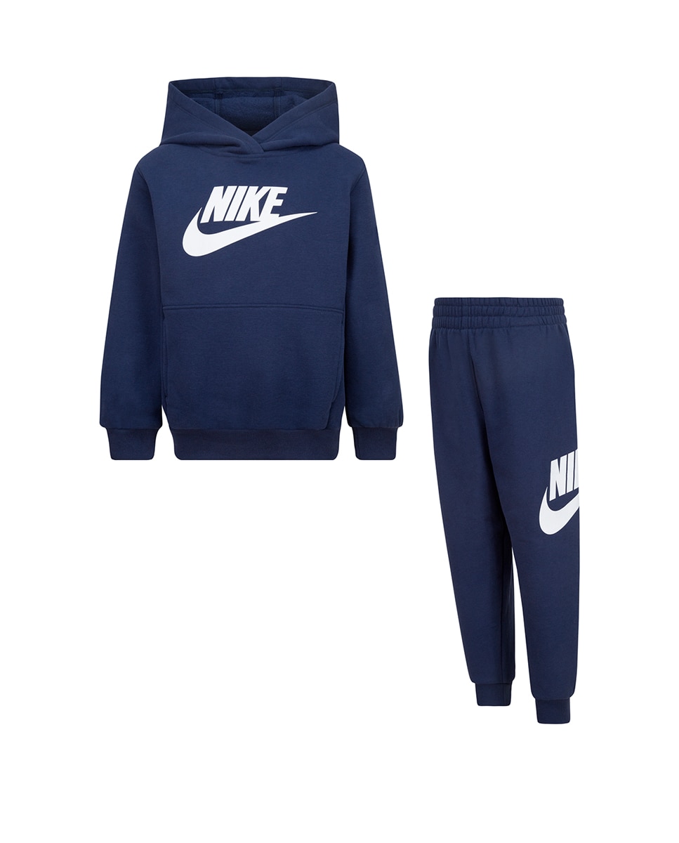 Imagen 0 de Conjunto de sudadera con capucha y pantalón para niño Azul