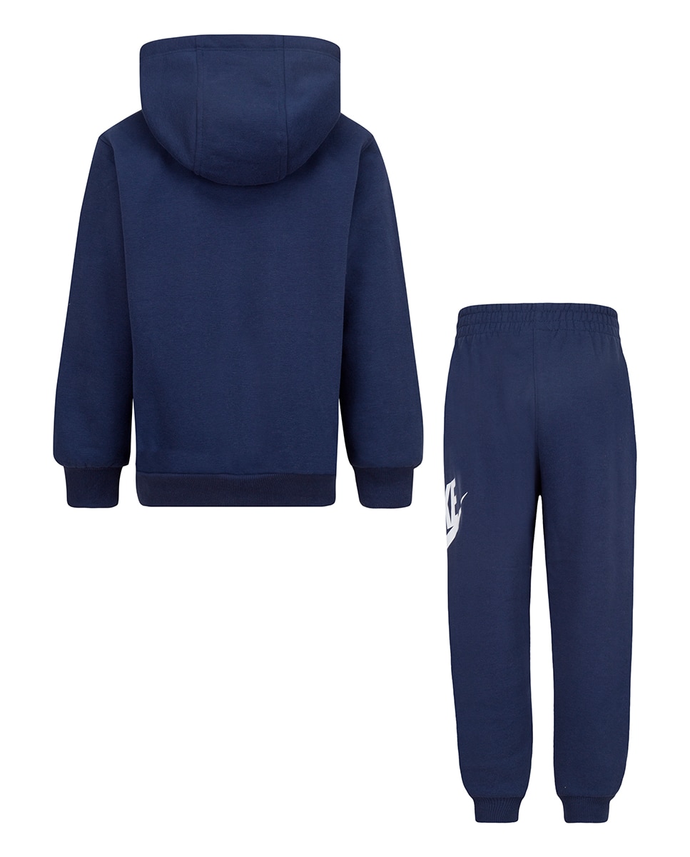 Conjunto de sudadera con capucha y pantalón para niño - Nike - Azul Azul-2