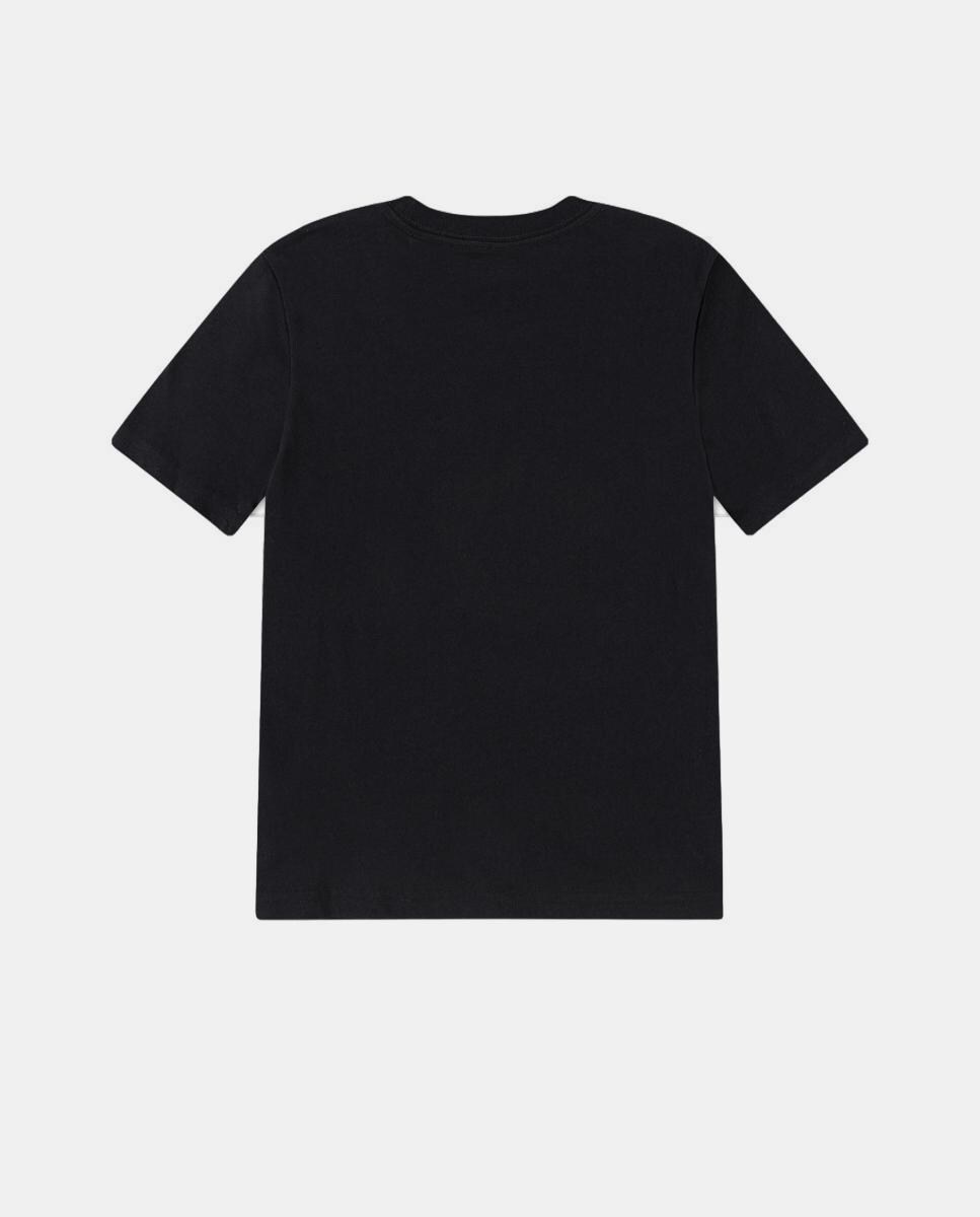 T-shirt de Malha com Estampado Gráfico de Snowboard Preto-2