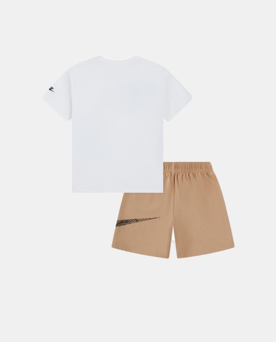 Conjunto de Duas Peças de Jersey Relaxed Sportswear "In The Zone" Nike Castanho-2