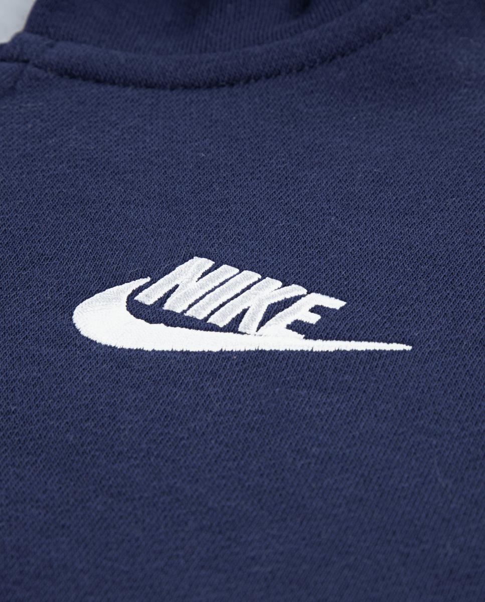 Sweatshirt com Capuz e Fecho de Correr Completo Sportswear Club Fleece Azul-3