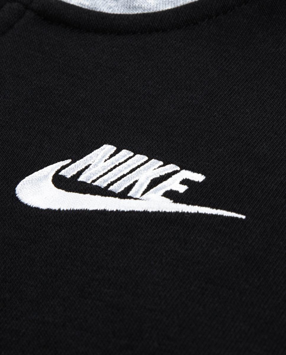 Conjunto de Sweatshirt com Capuz e T-shirt Lifestyle de 2 Peças Preto-3