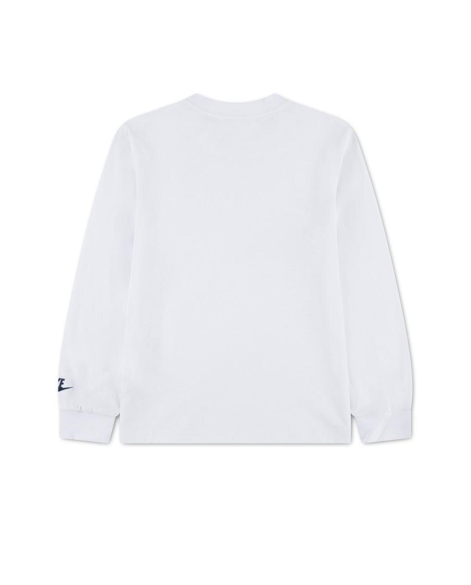 Camisola Gráfica de Manga Comprida Nike Branco-2
