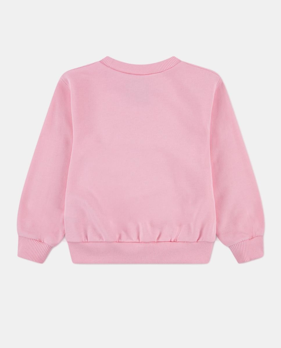 Sweatshirt com Capuz French Terry Rosa-2