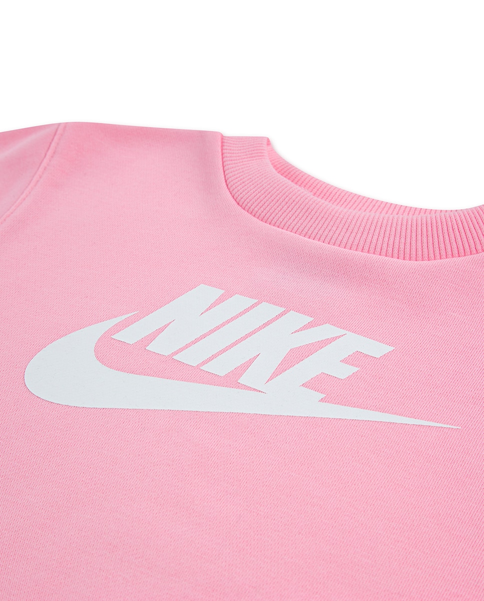 Sweatshirt com Capuz French Terry Rosa-3