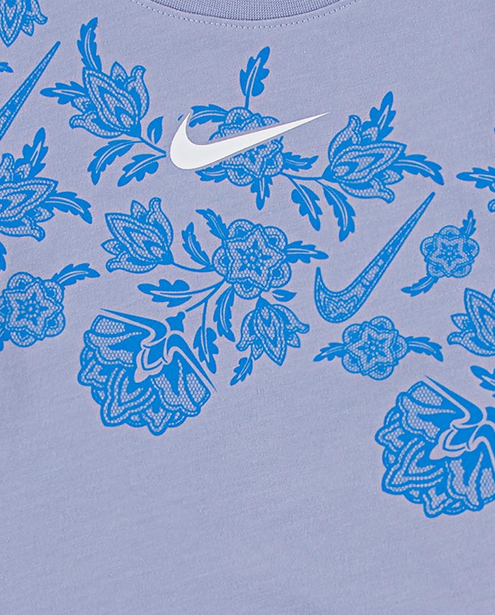 Conjunto de Duas Peças de Calções "Lace It Up" de Felpa Francesa Nike Azul-3