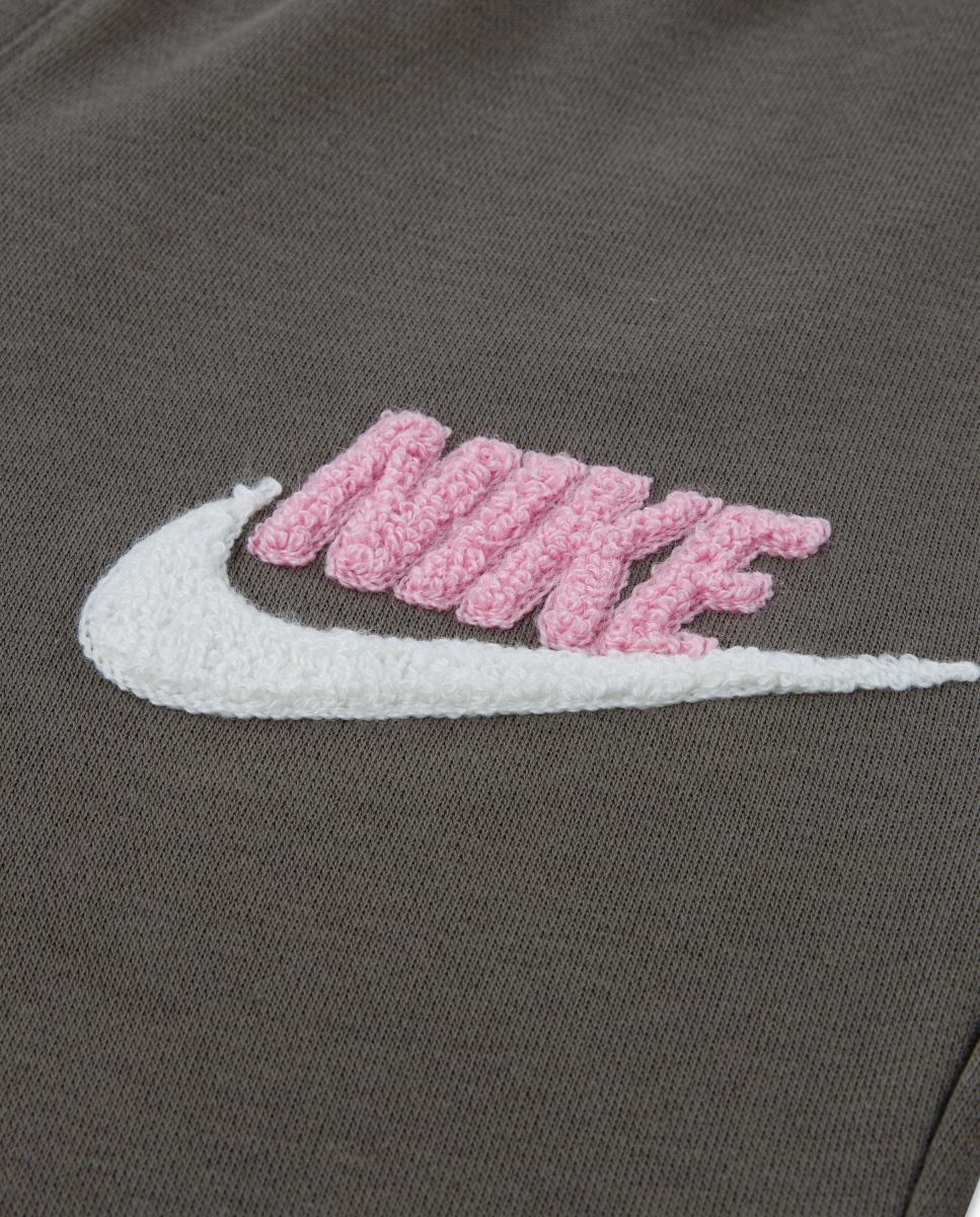 Conjunto de Sweatshirt com Capuz Club Chenille Nike Castanho-3
