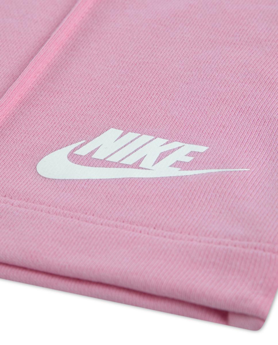 Conjunto de Duas Peças de Calças Largas Retro French Terry Nike Rosa-3