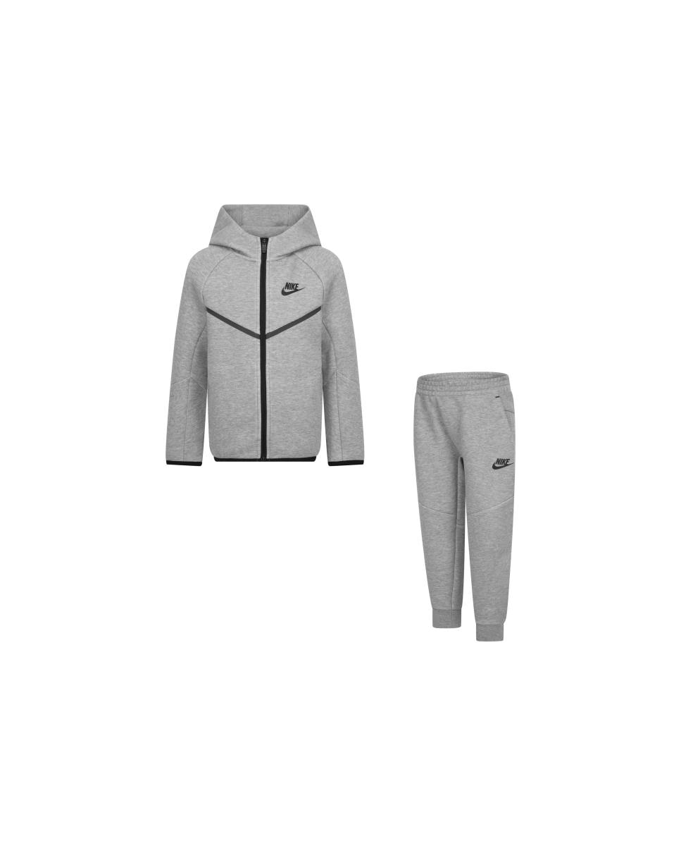 Imagen 0 de Conjunto polar con cremallera de arriba abajo Nike Tech de niño Gris