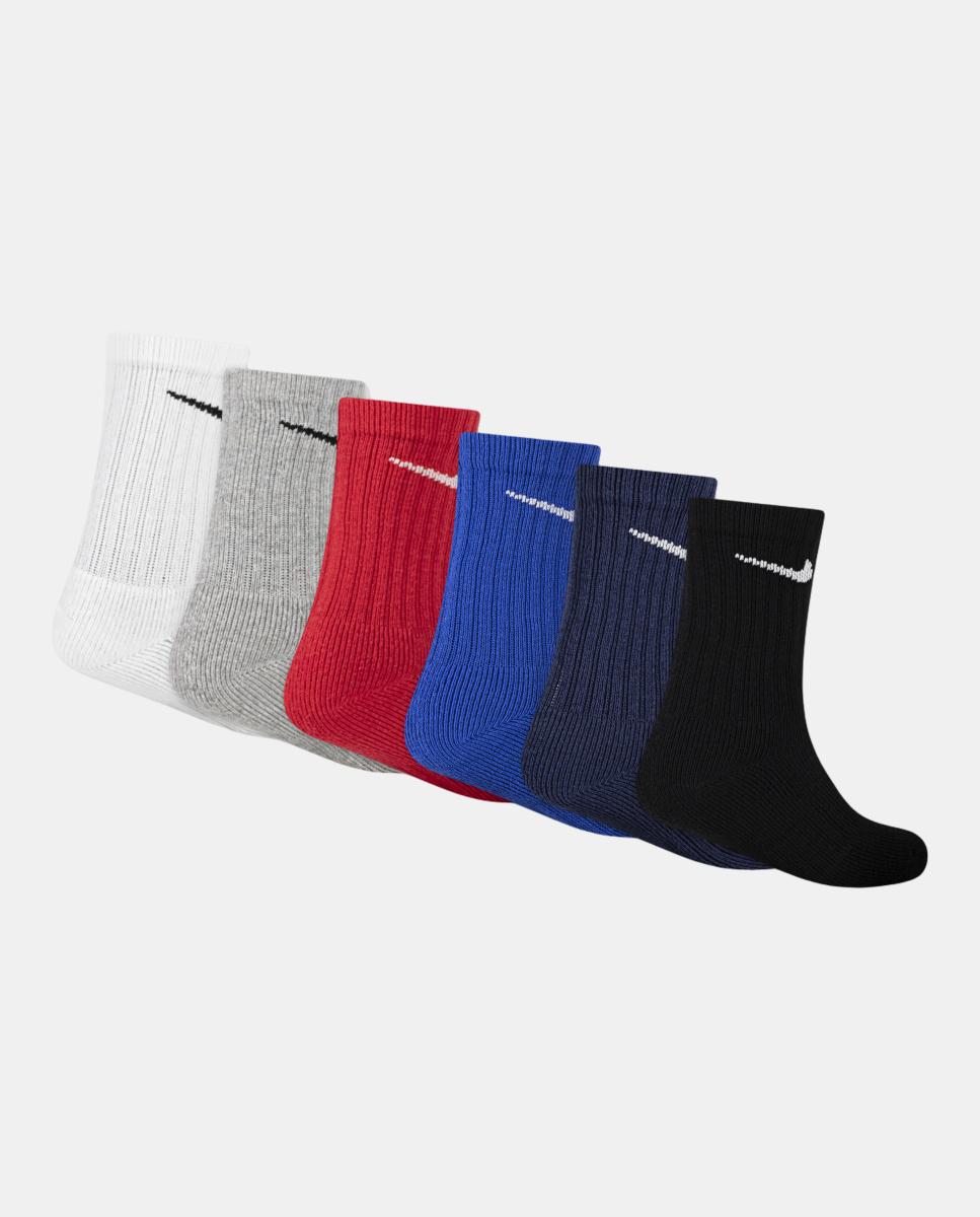 Meias Desportivas Básicas Dri-FIT Performance (Pack de 6 Pares) Nike Branco-2