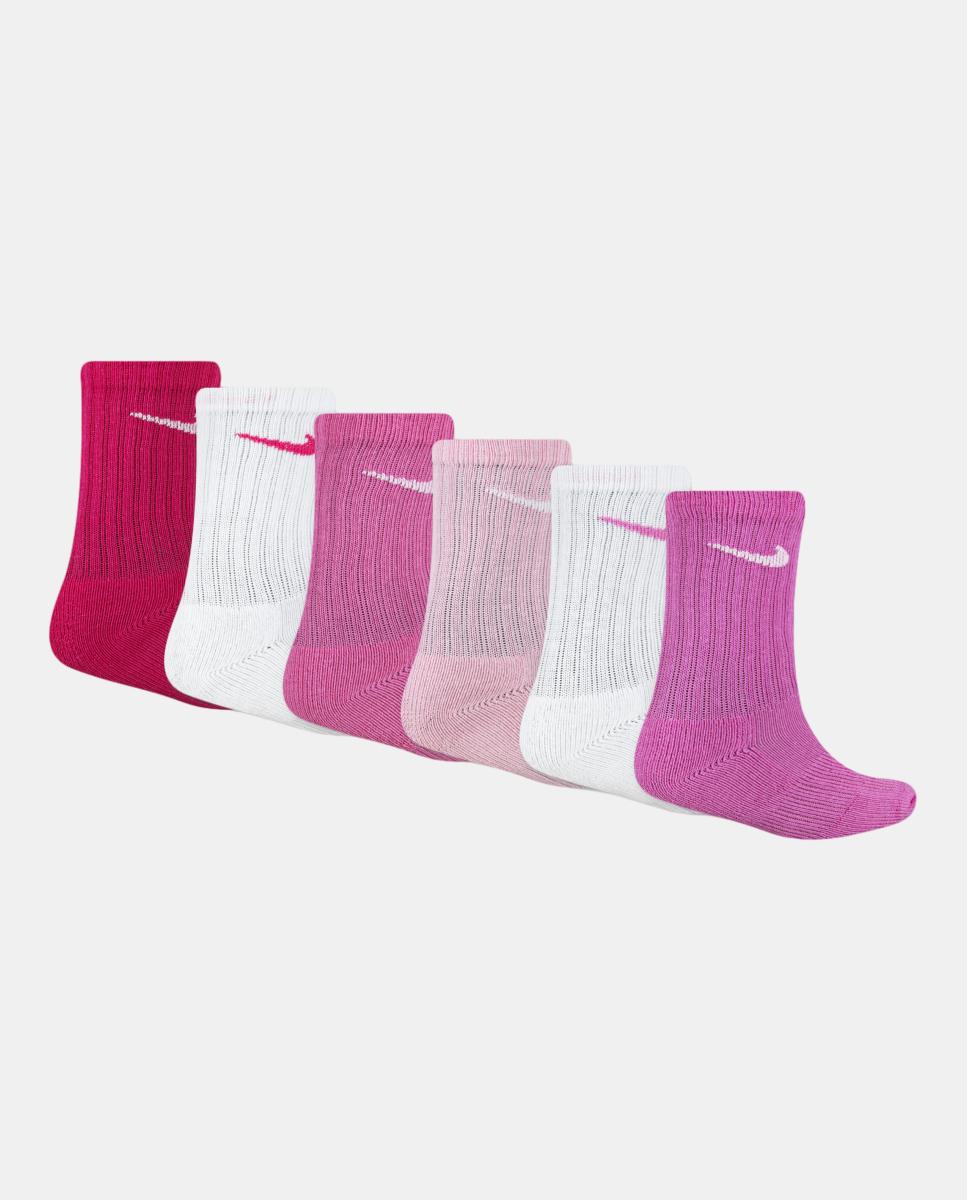Meias Desportivas Básicas Dri-FIT Performance (Pack de 6 Pares) Nike Rosa-2