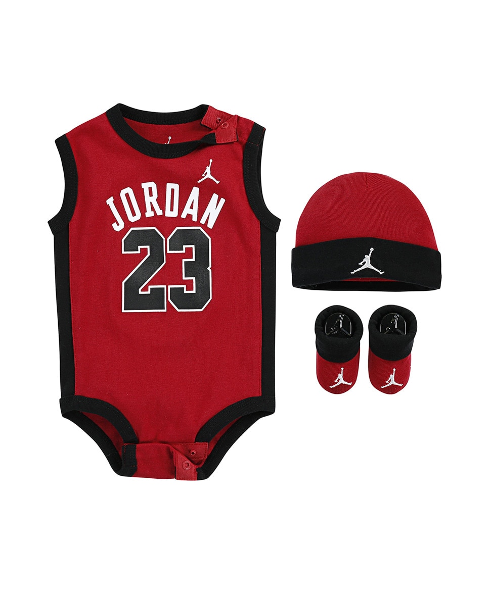 Conjunto de 3 Peças - Vermelho Jordan Vermelho-1