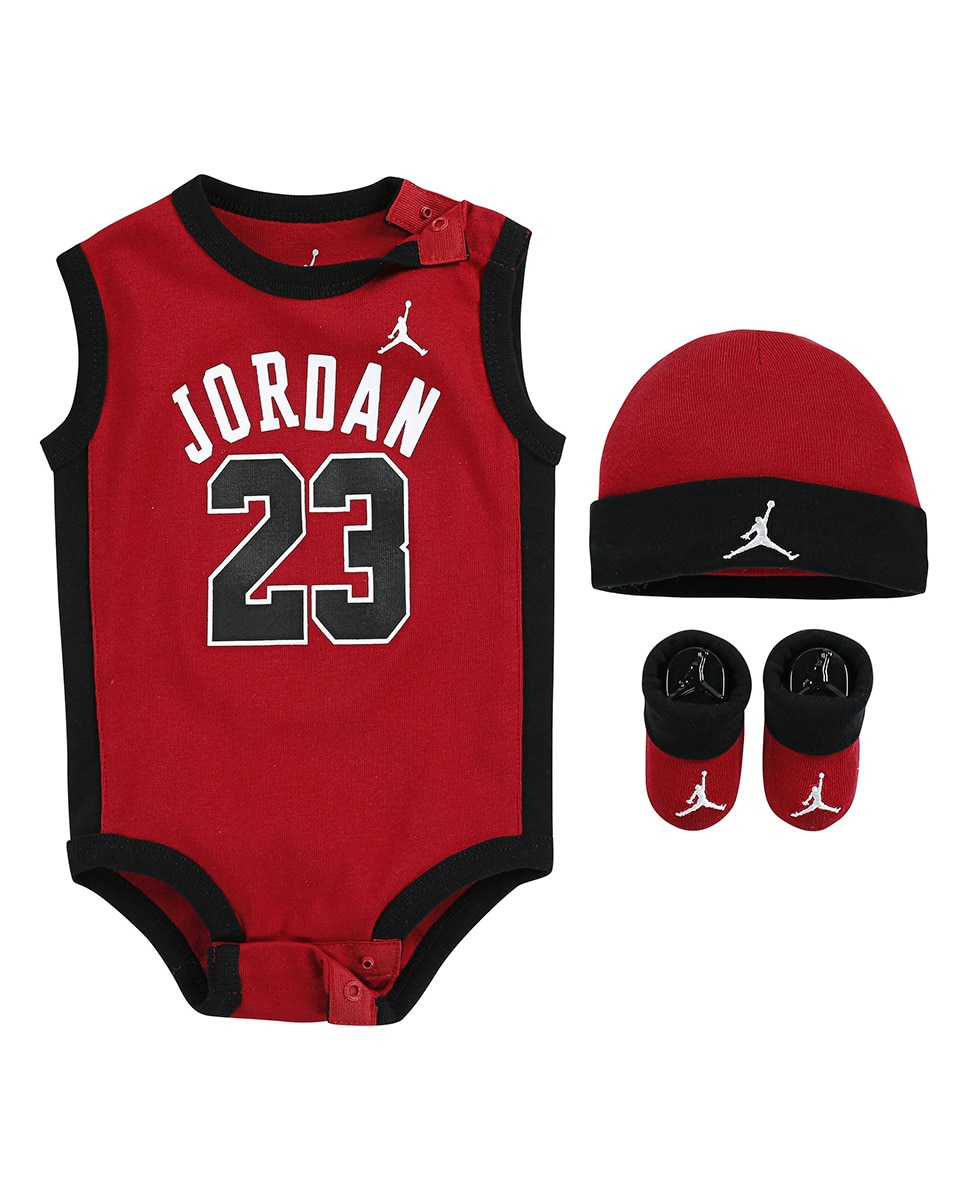 Conjunto de 3 Peças - Vermelho Jordan Vermelho-1